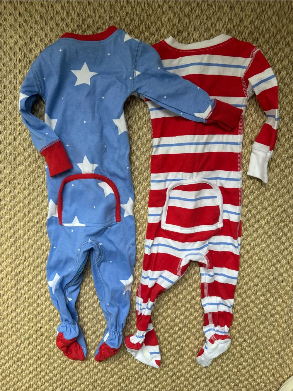 NWOT, The Beaufort Bonnet Company 2-Pack footie bundle, 3-6M